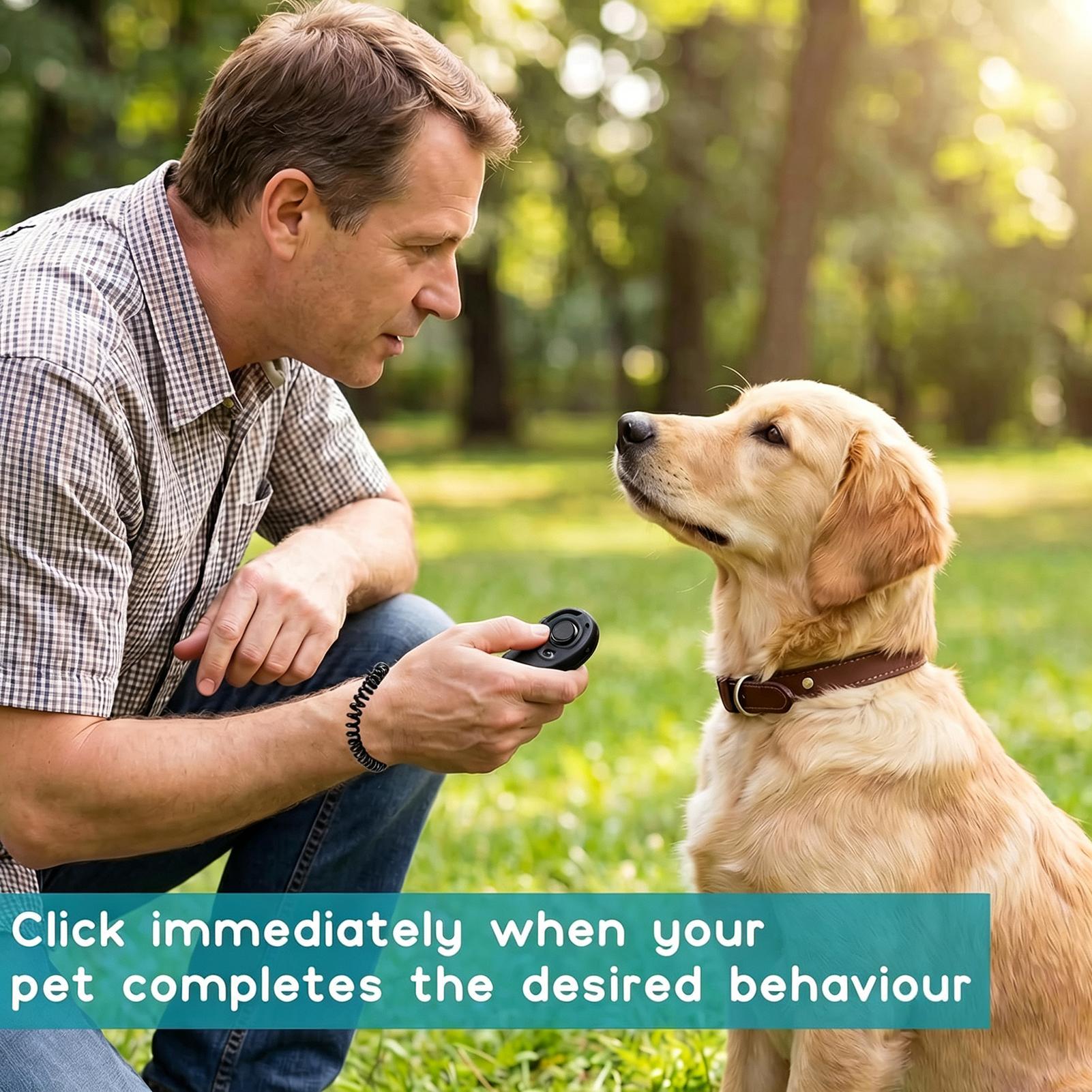 Training Clicker Dog - Clicker untuk Pelatihan Anjing, Alat Koreksi