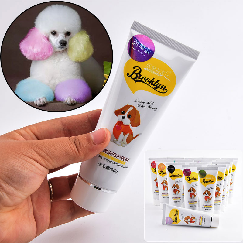 Pet Supplies Warehouse - Krim pewarna hewan peliharaan 80g, berpigmen