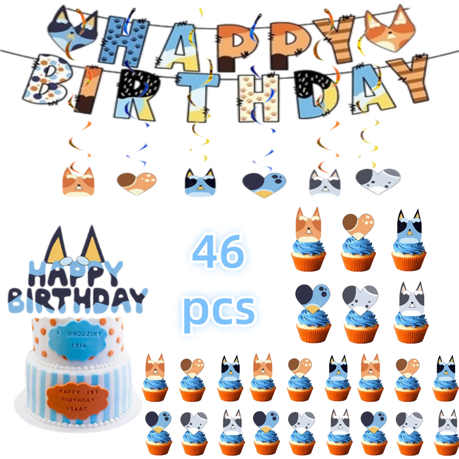 Set Perlengkapan Pesta Ulang T - Pet Supplies Warehouse ulasan dan harga