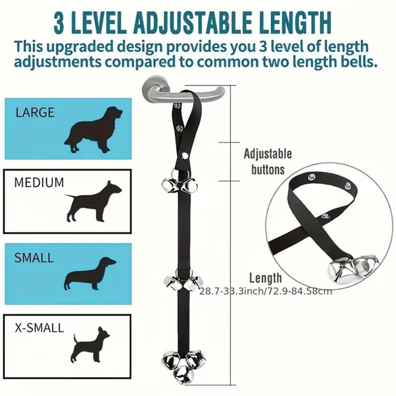 ABGH-Dog Doorbell Training Adj - Training Clicker Dog ulasan dan harga