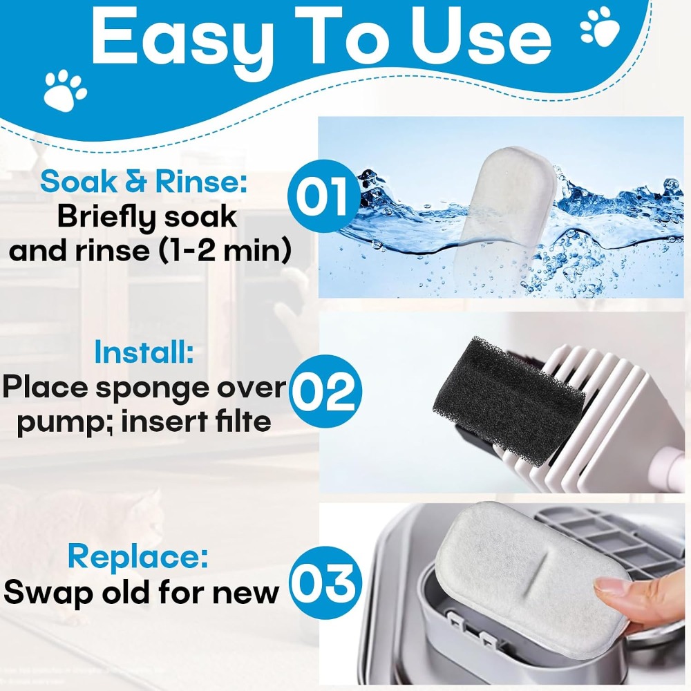 Filter Pengganti Air Mancur He - Pet Water Fountain ulasan dan harga