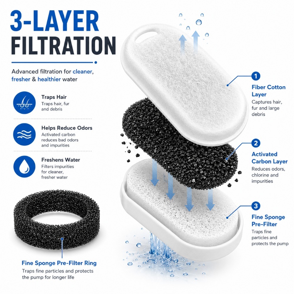 Filter Air Mancur Hewan Peliha - Pet Water Fountain ulasan dan harga