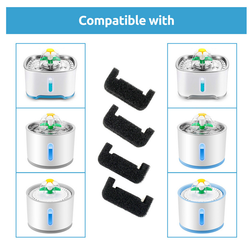 1/4 buah Filter spons untuk ai - Pet Water Fountain ulasan dan harga