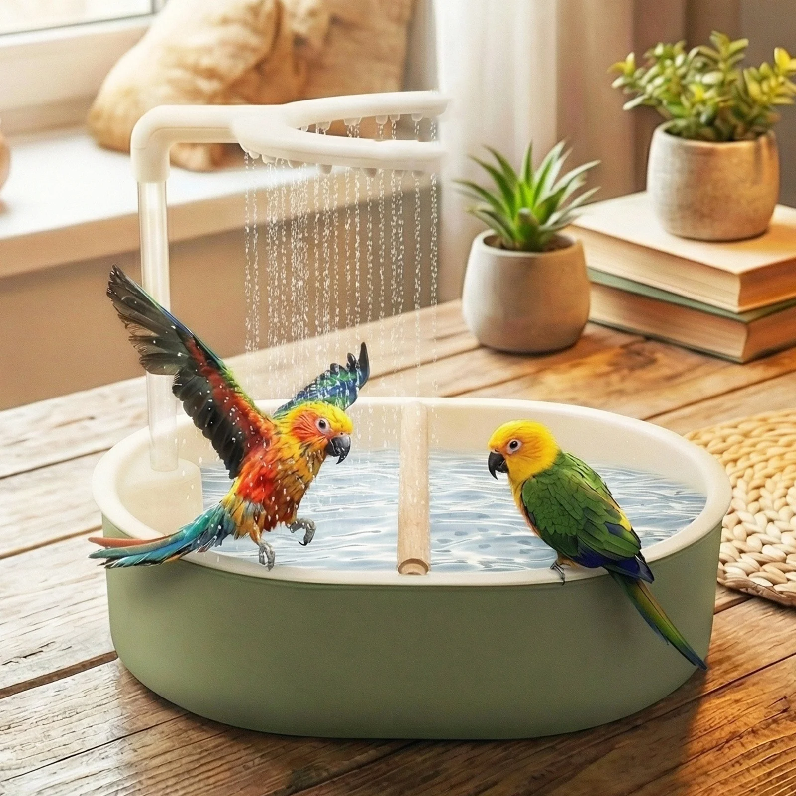 Bak Mandi Burung Otomatis USB  - Pet Water Fountain ulasan dan harga
